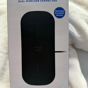 Halo Black Dual Wireless Charge Pad